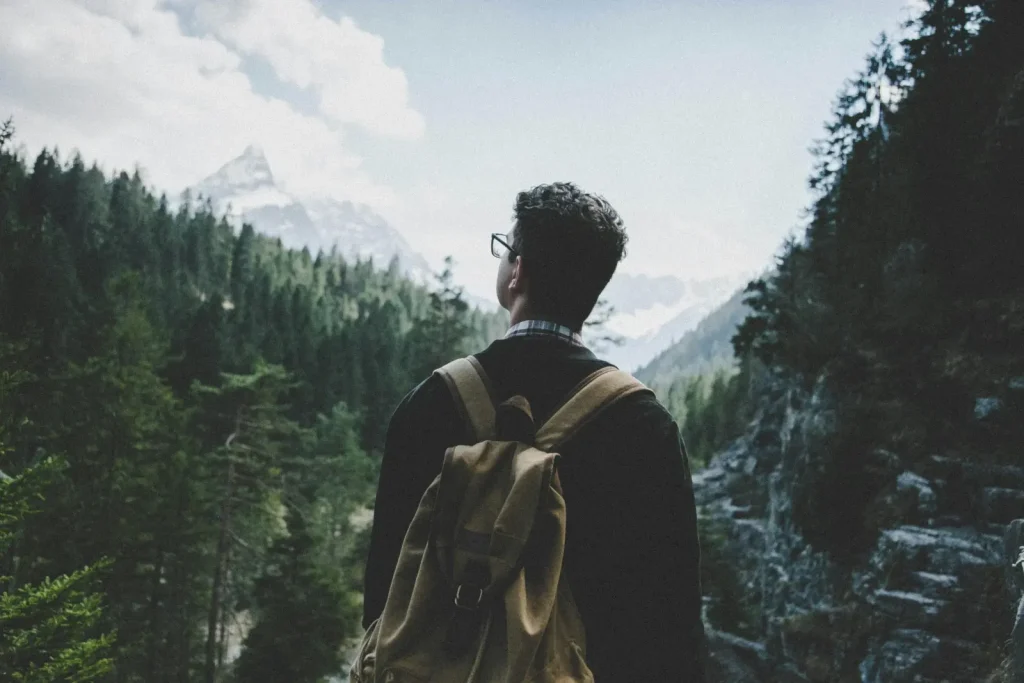 Traveller exploring a new destination